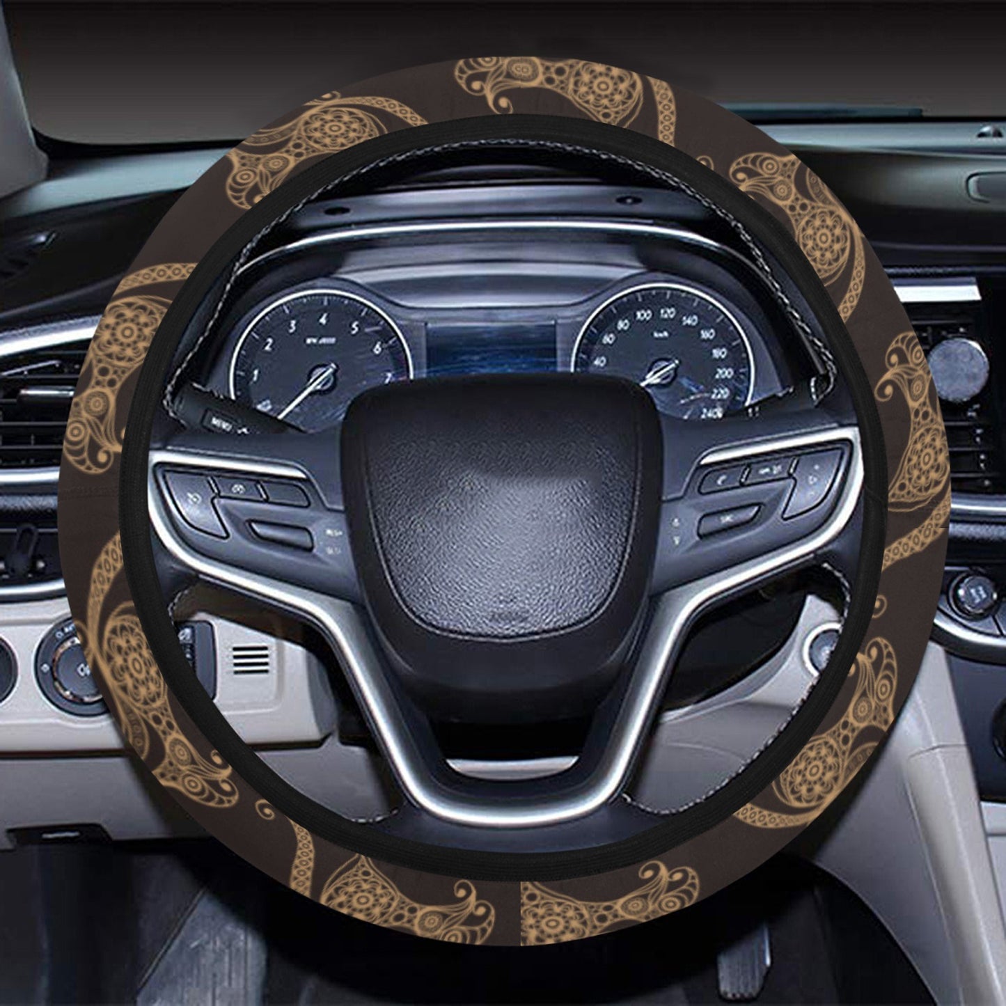 Sagittarius Print Design LKS301 Steering Wheel Cover with Elastic Edge