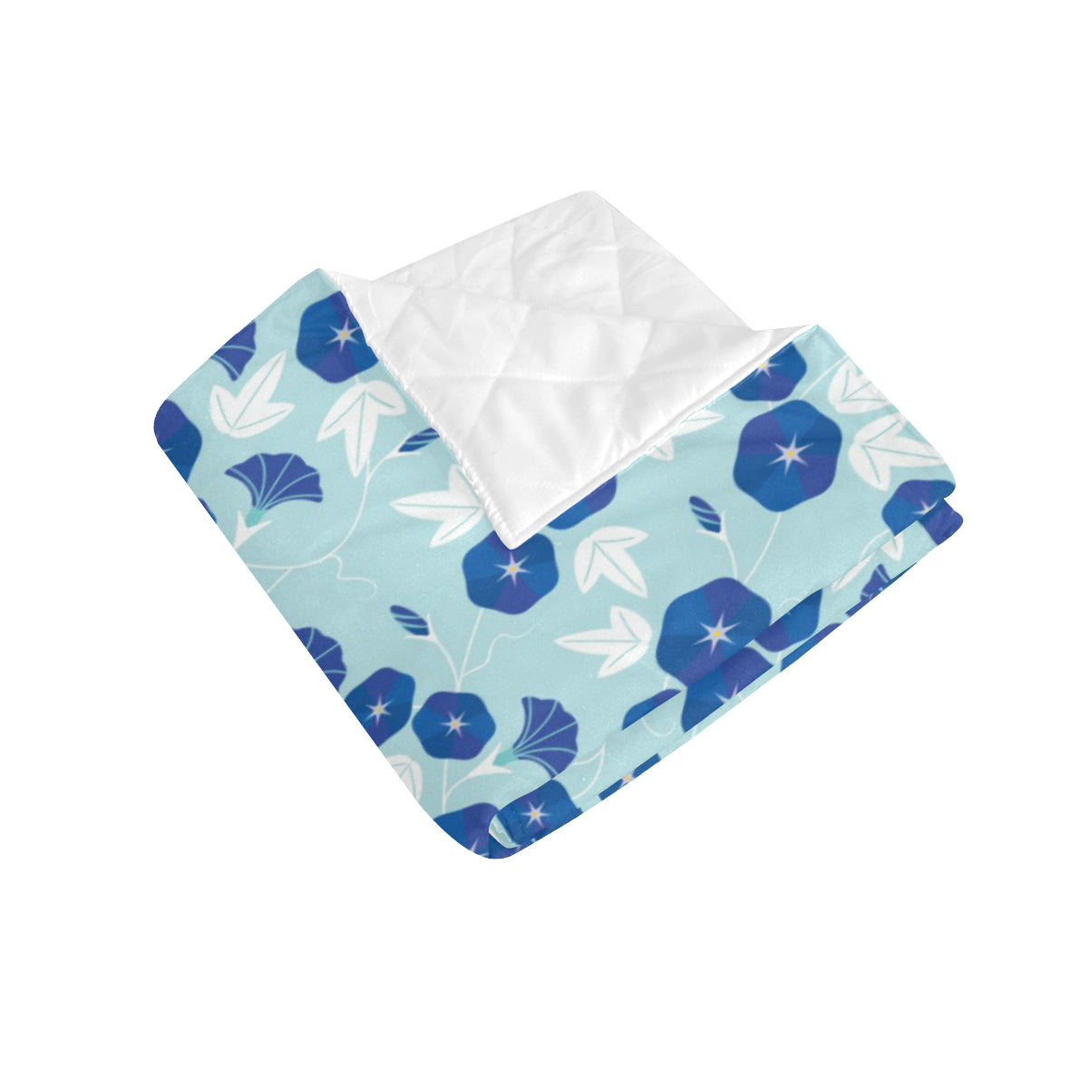 Morning Glory Pattern Print Design MG07 Premium Quilt