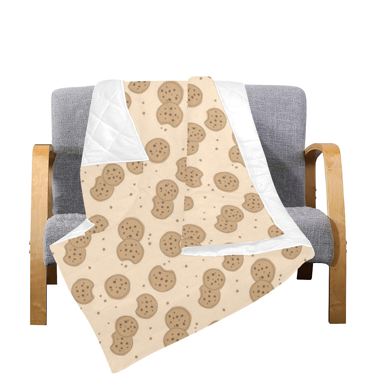 Biscuit Pattern Print Design 02 Premium Quilt