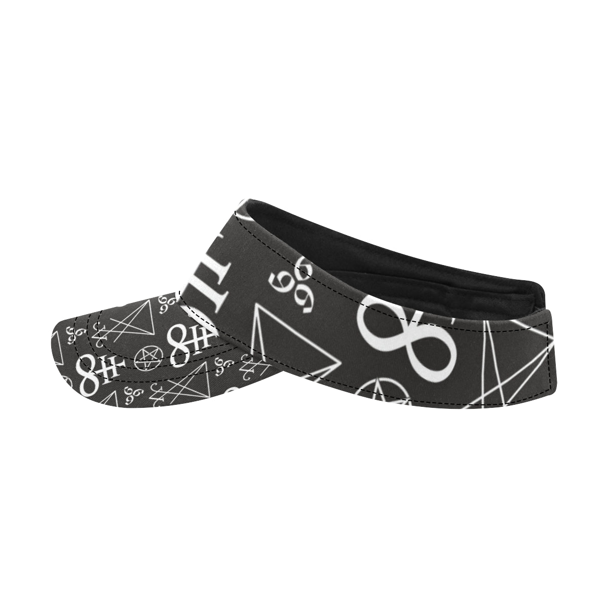 Pentagram Pattern Print Design A04 Unisex Sun Visor