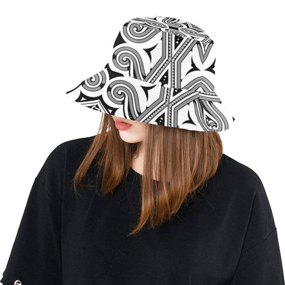 Samoan Pattern Print Design LKS302 Unisex Bucket Hat