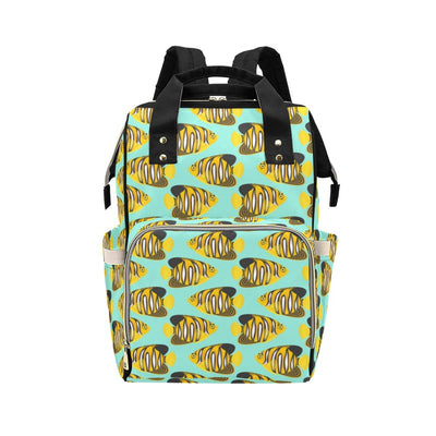 Angelfish Print Design LKS402 Diaper Bag Backpack