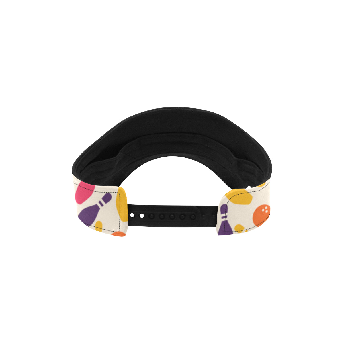 Bowling Pattern Print Design 06 Unisex Sun Visor