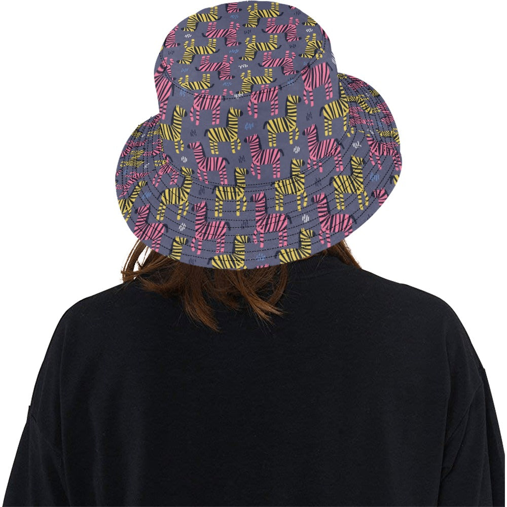 Zebra Print Design LKS303 Unisex Bucket Hat