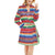 Serape Print Design LKS304 Women's Fleece Robe