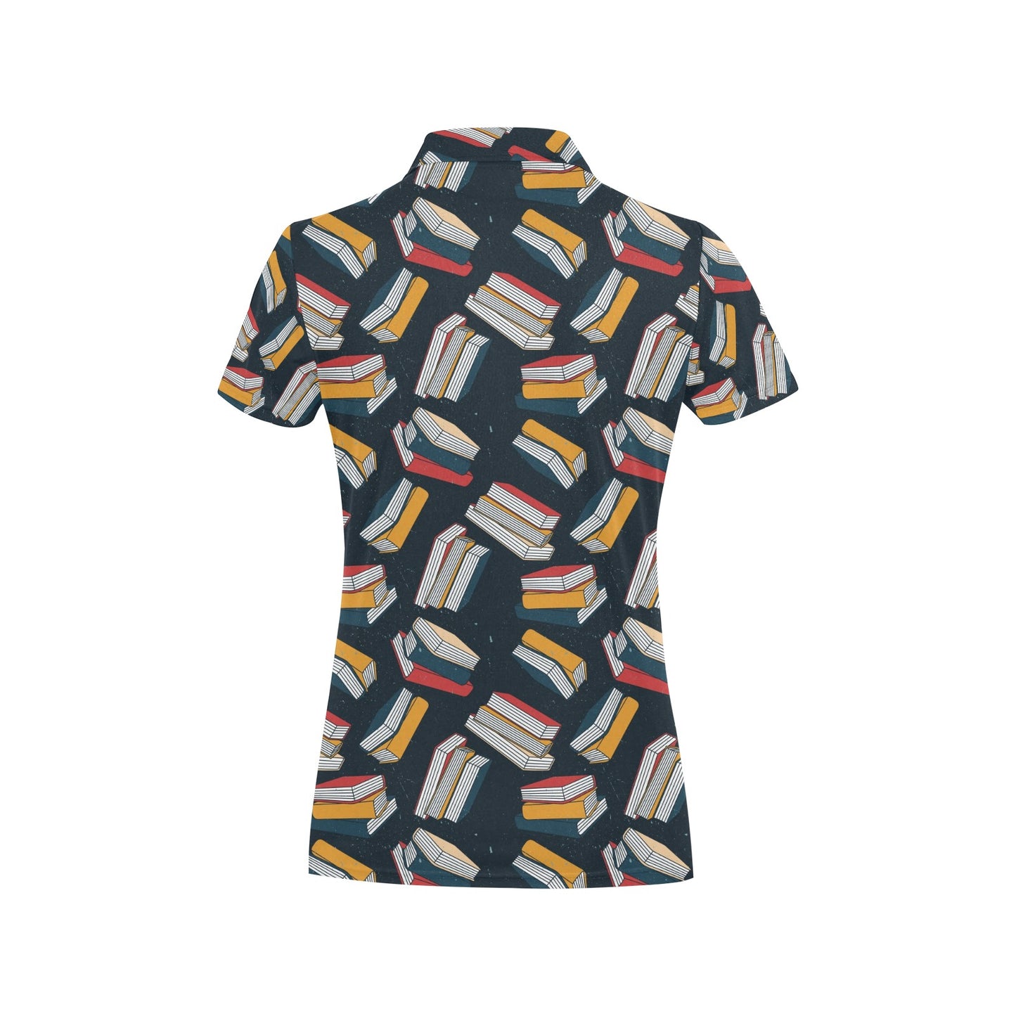 Book Pattern Print Design 07 Women's Polo Shirt