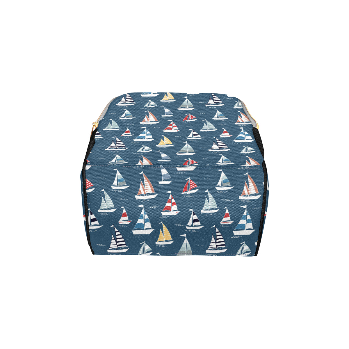 Sailing Ships Pattern Print Design A04 Diaper Bag Backpack