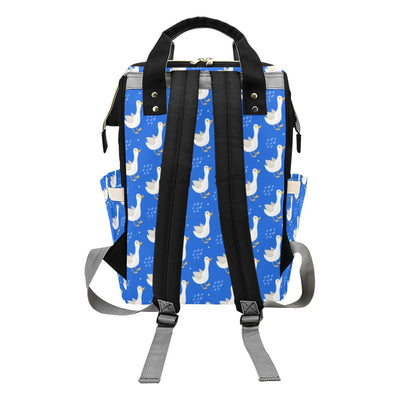 Goose Print Design LKS402 Diaper Bag Backpack