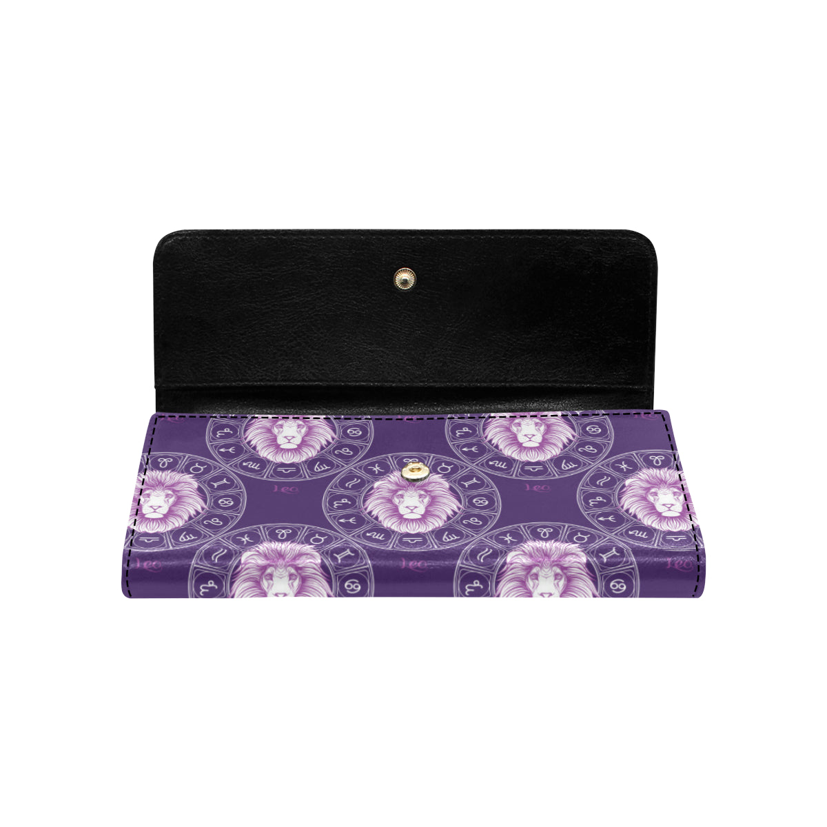 Leo Pattern Print Design 04 Women's Trifold Wallet