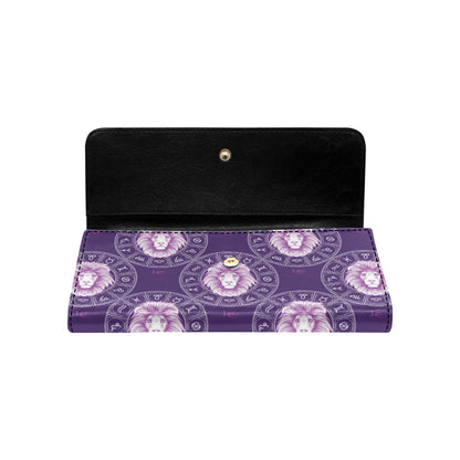 Leo Pattern Print Design 04 Women's Trifold Wallet