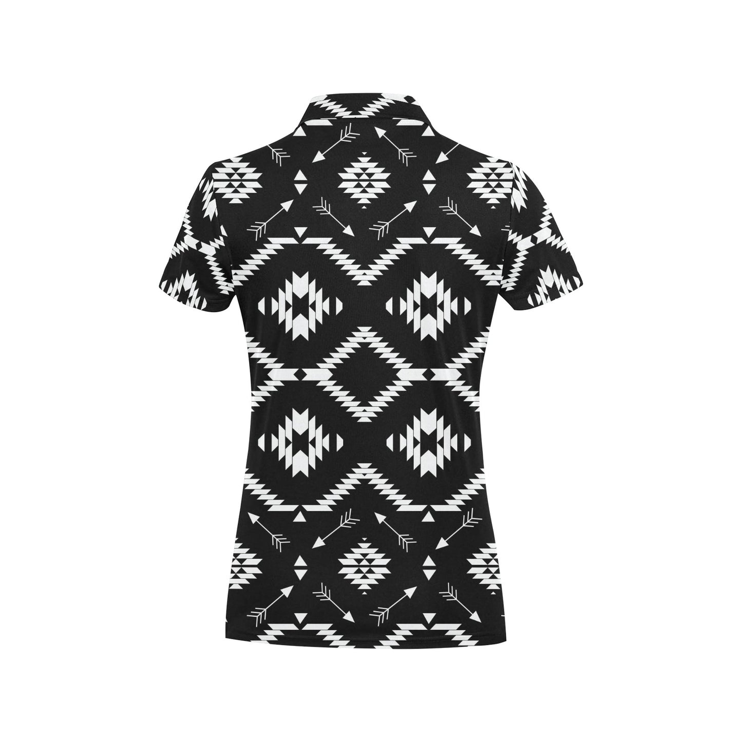 Native Pattern Print Design A04 Women's Polo Shirt