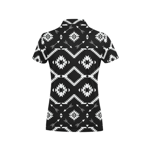 Native Pattern Print Design A04 Women's Polo Shirt