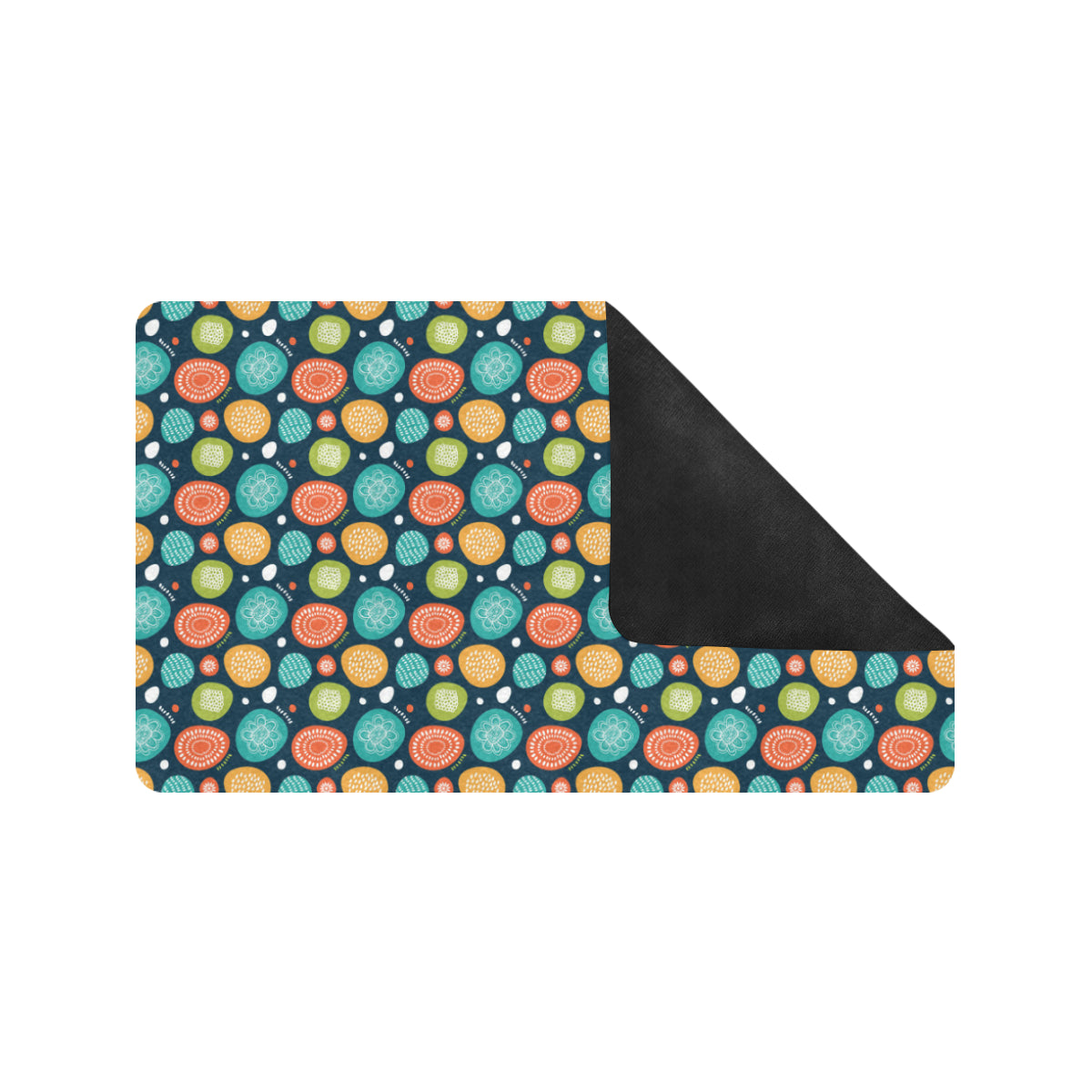 Swedish Themed Design Rubber Doormat