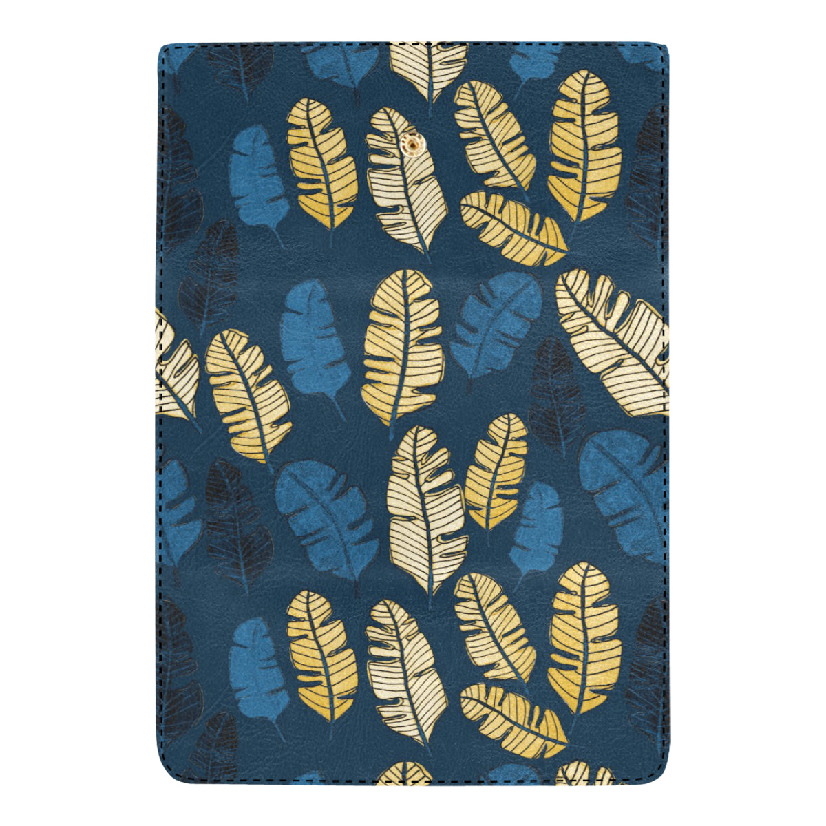 Banana Leaf Pattern Print Design BL09 Women's Trifold Wallet