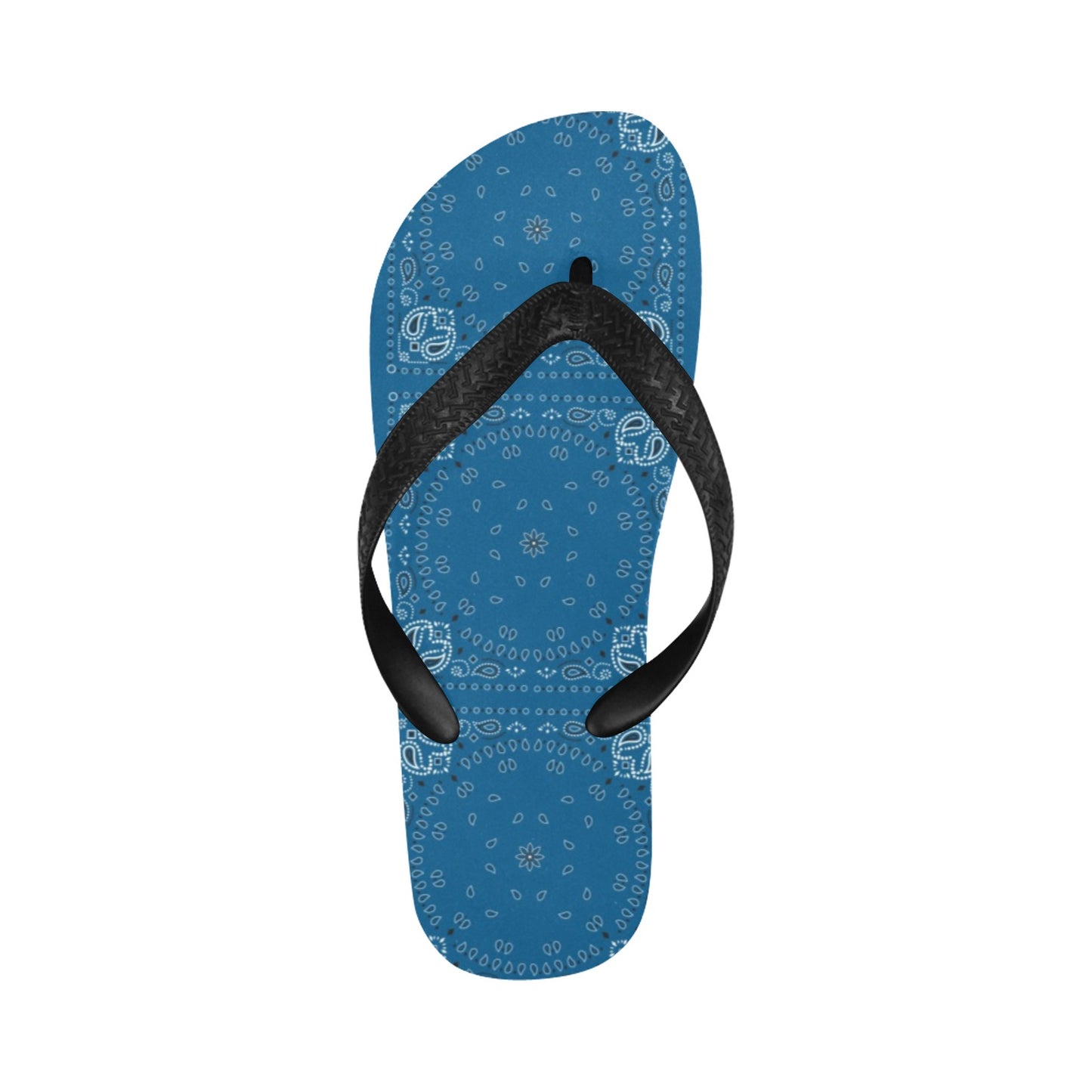 Bandana Blue Print Design LKS301 Flip Flops