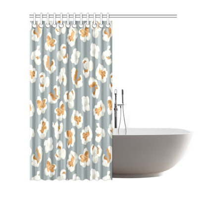 Popcorn Pattern Print Design A05 Shower Curtain