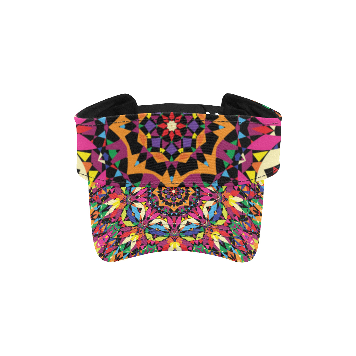 Kaleidoscope Pattern Print Design 02 Unisex Sun Visor
