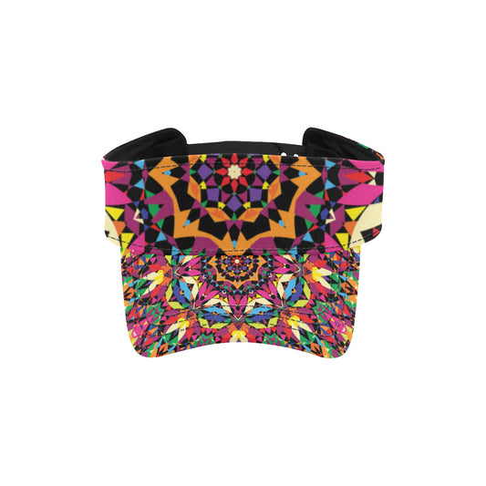 Kaleidoscope Pattern Print Design 02 Unisex Sun Visor