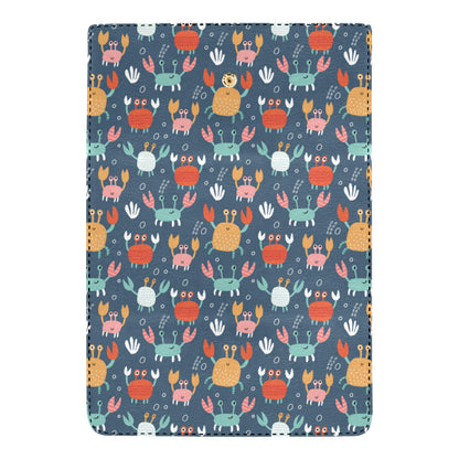 Crab Pattern Print Design 05 Women's Trifold Wallet