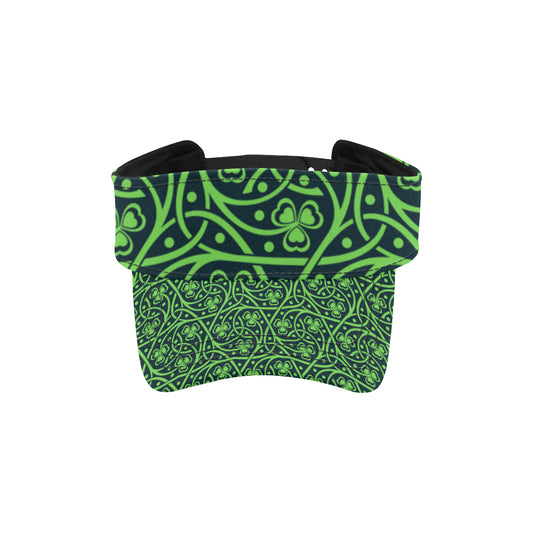Shamrock Themed Print Unisex Sun Visor