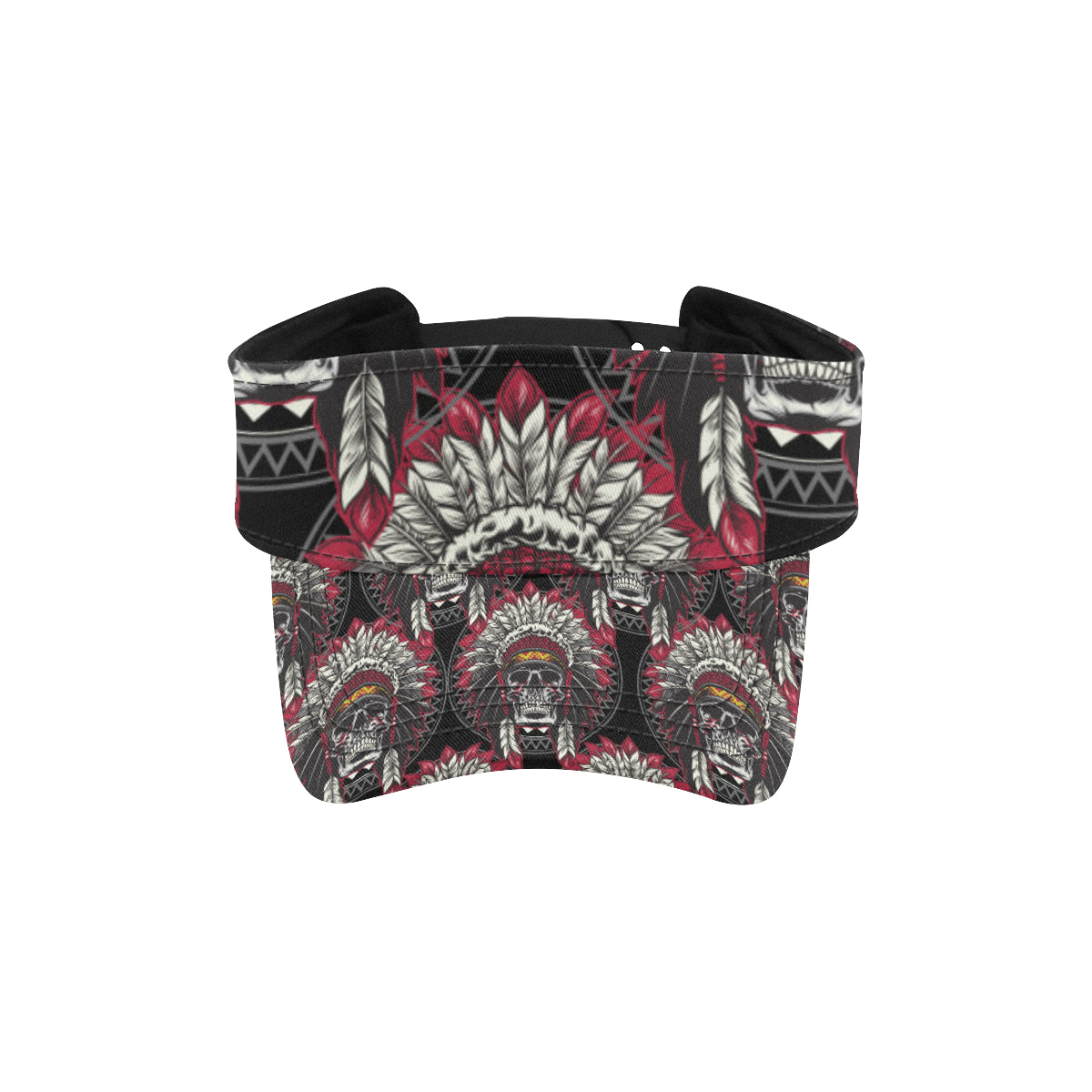 Native Indian Skull Unisex Sun Visor