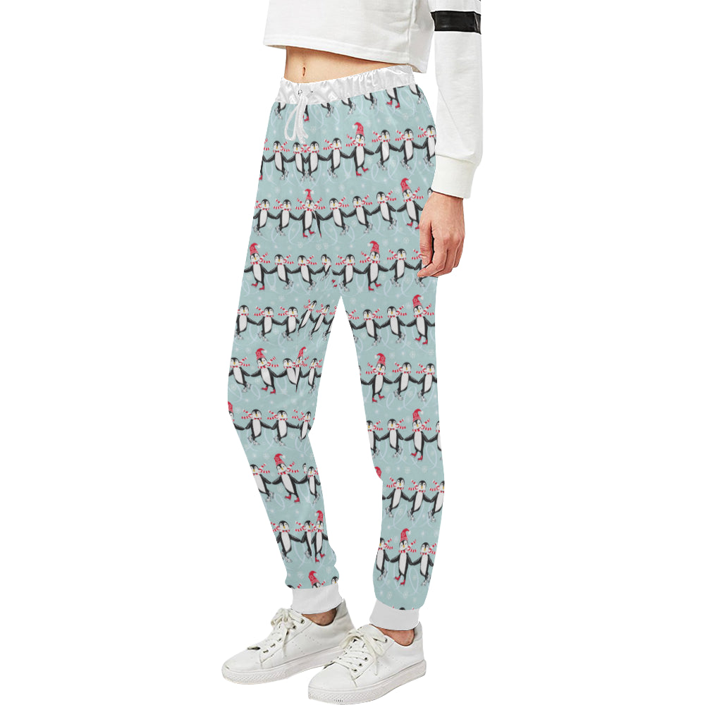 Penguin Sking Design Unisex Sweatpants