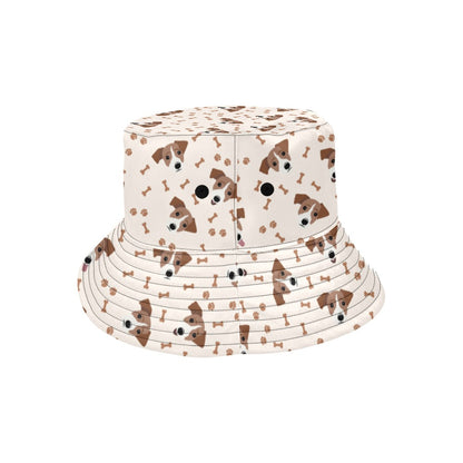 Russell Terriers Paw Print Design LKS303 Unisex Bucket Hat