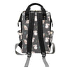 Rabbit Print Design LKS402 Diaper Bag Backpack