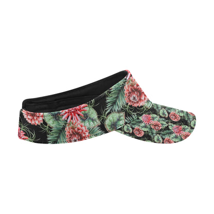 Dahlia Pattern Print Design DH06 Unisex Sun Visor