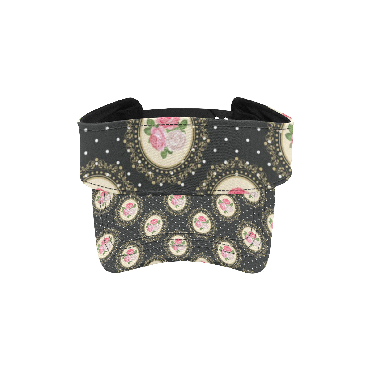 Rose Pattern Print Design RO015 Unisex Sun Visor