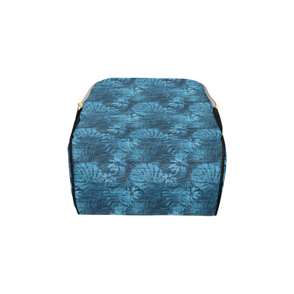 Jean Tropical Pattern Print Design 04 Diaper Bag Backpack