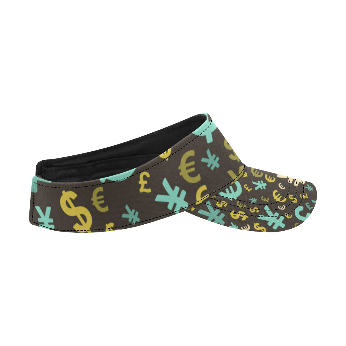 Money Pattern Print Design 01 Unisex Sun Visor