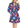 Firework Colorful Print Design LKS301 Women's Fleece Robe