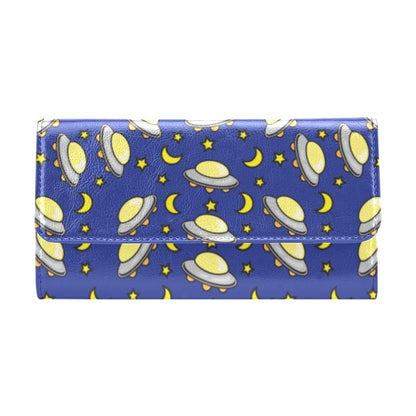 UFO Print Design LKS309 Women's Trifold Wallet