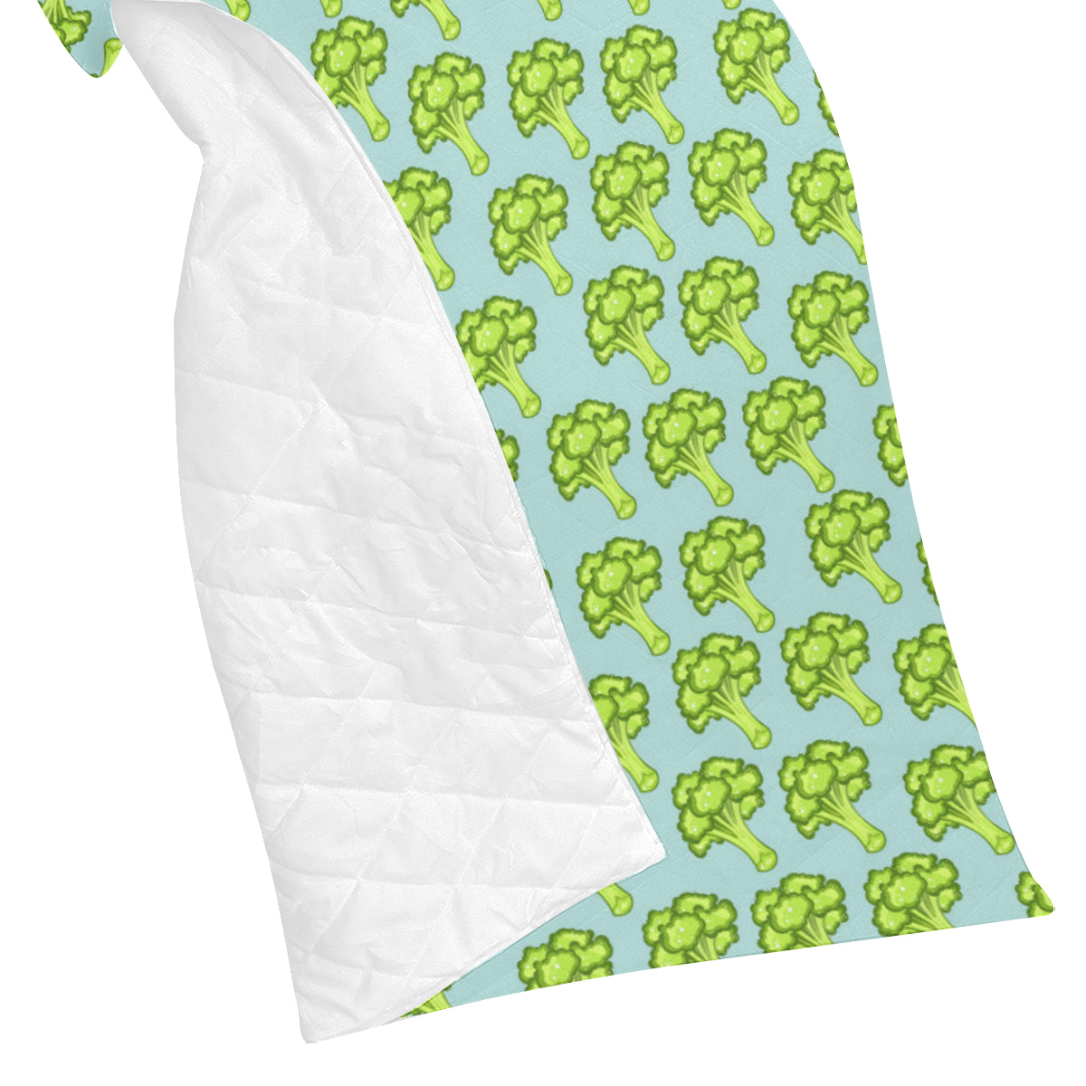 Broccoli Pattern Print Design 02 Premium Quilt