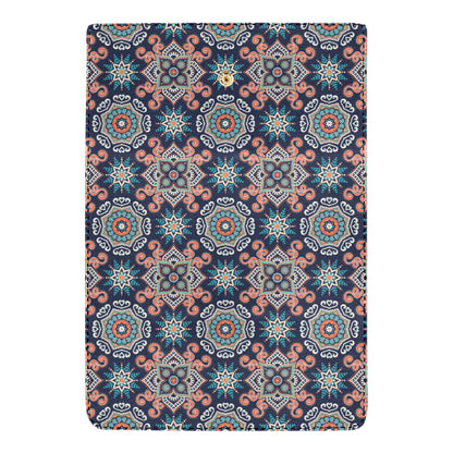Bohemian Pattern Print Design 02 Women's Trifold Wallet