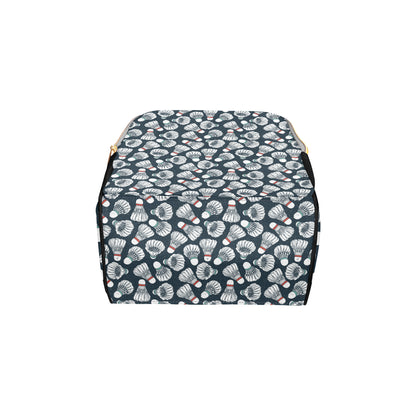 Badminton Ball Pattern Print Design 01 Diaper Bag Backpack