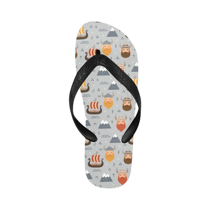 Vikings Print Design LKS307 Flip Flops