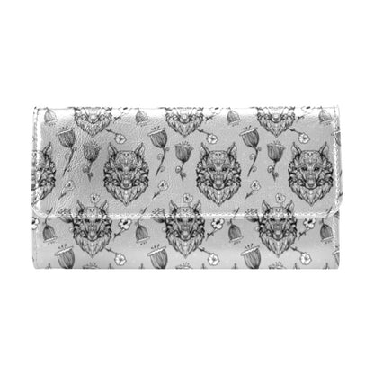 Tribal Pattern Print Design LKS306 Women's Trifold Wallet