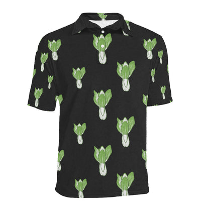 Kale Pattern Print Design 02 Men Polo Shirt
