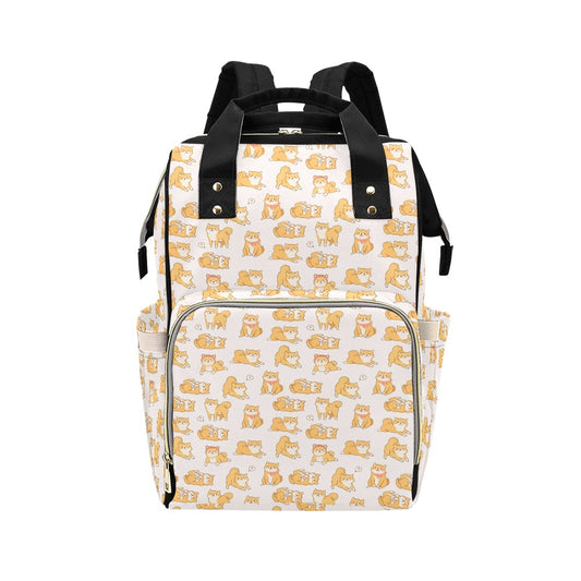 Shiba Inu Print Design LKS308 Diaper Bag Backpack