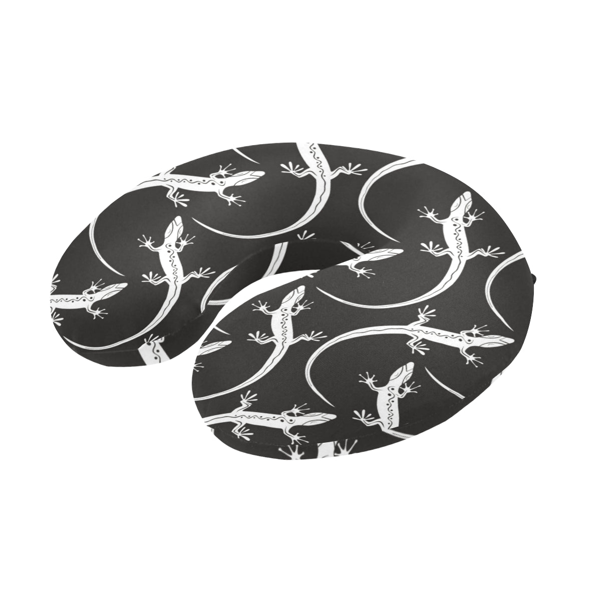 lizard Pattern Print Design 01 U-Shaped Travel Neck Pillow