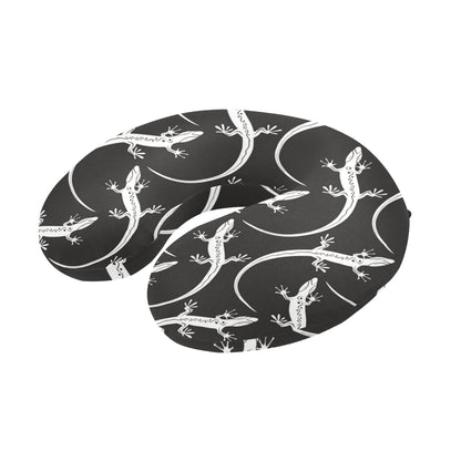 lizard Pattern Print Design 01 U-Shaped Travel Neck Pillow