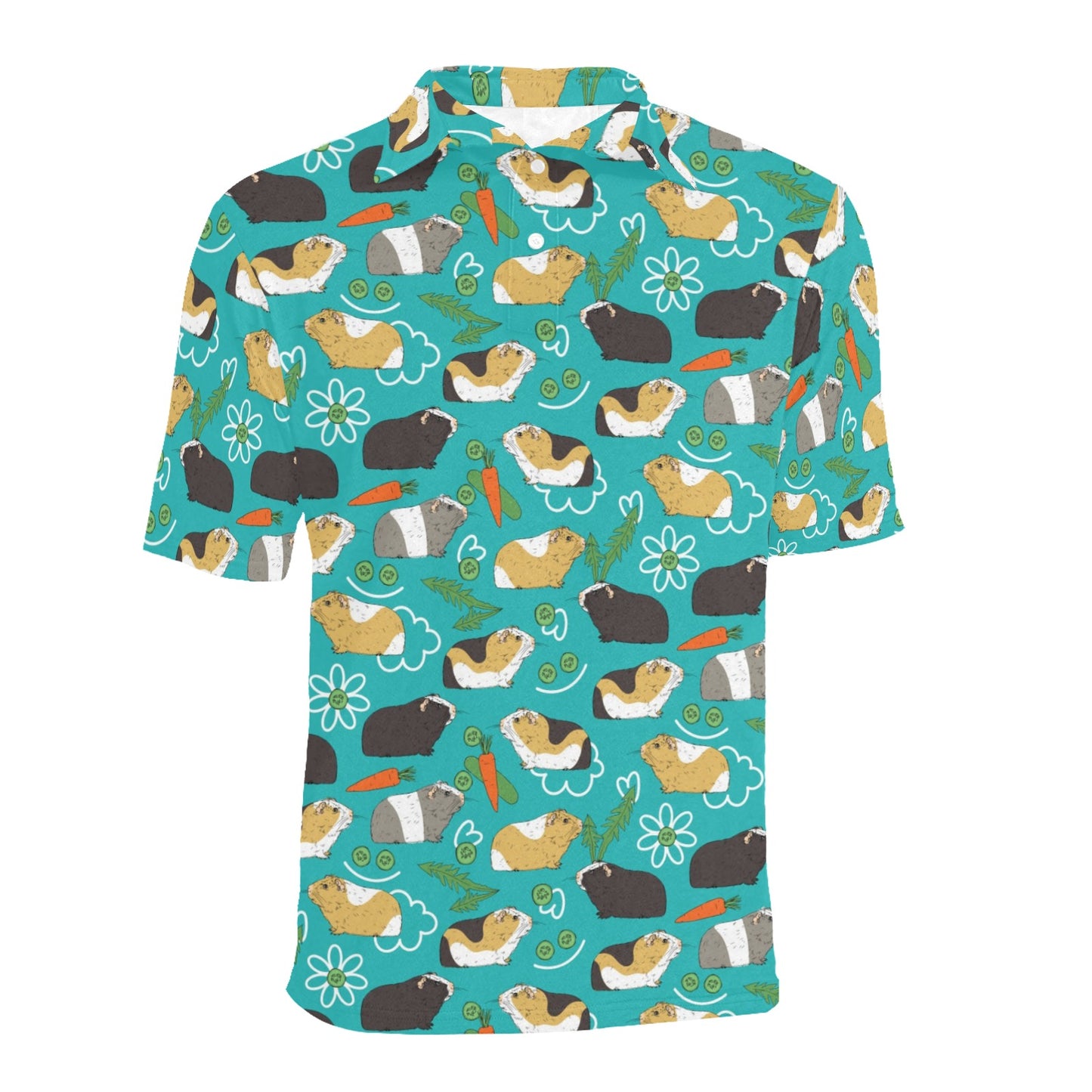 Guinea Pig Print Design LKS402 Men Polo Shirt