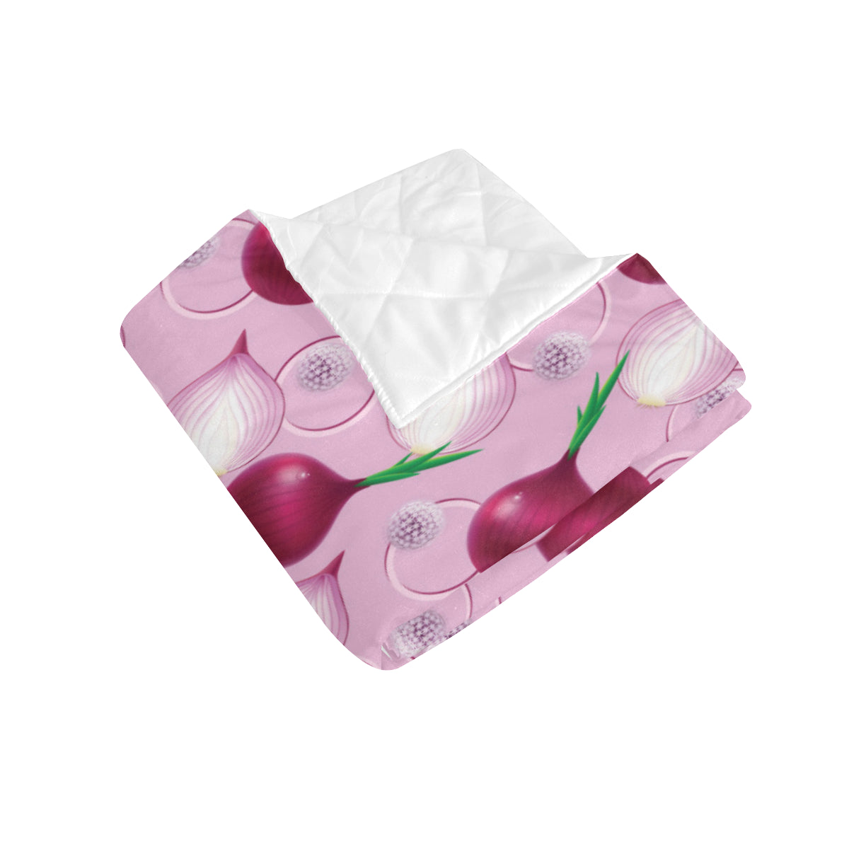 Onion Pattern Print Design A01 Premium Quilt