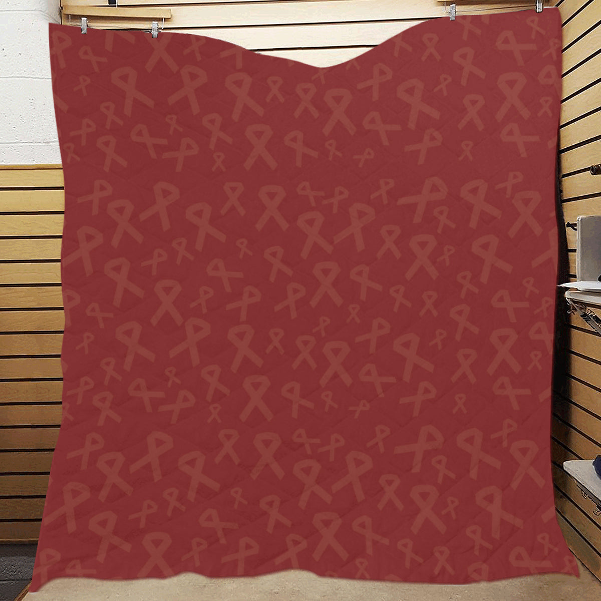 Multiple myeloma Pattern Print Design A02 Premium Quilt