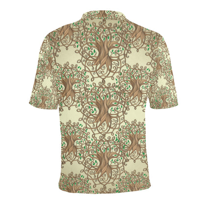 Celtic Tree of life Men Polo Shirt