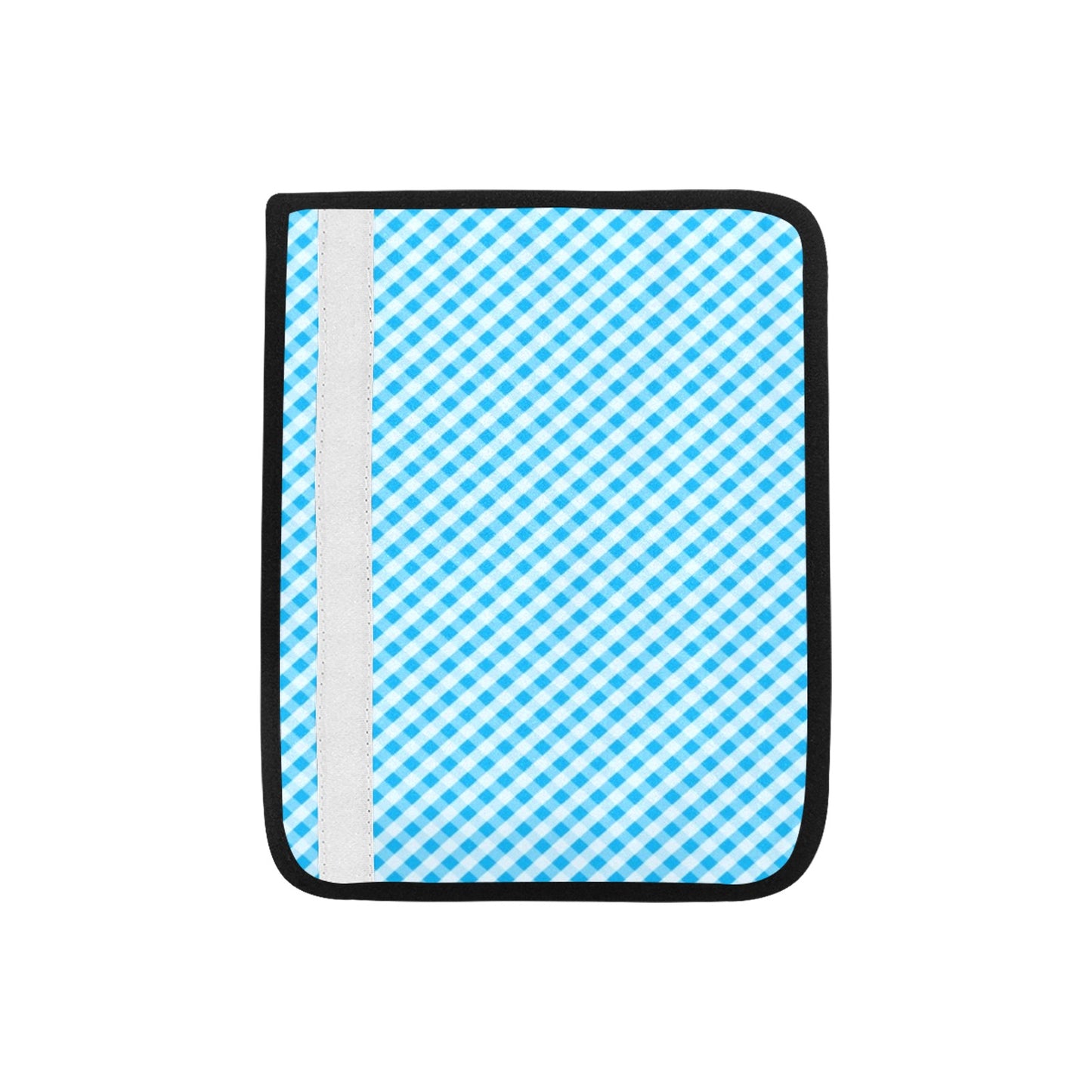 Gingham Print Design LKS401 Car Seat Belt Cover