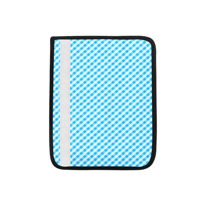 Gingham Print Design LKS401 Car Seat Belt Cover