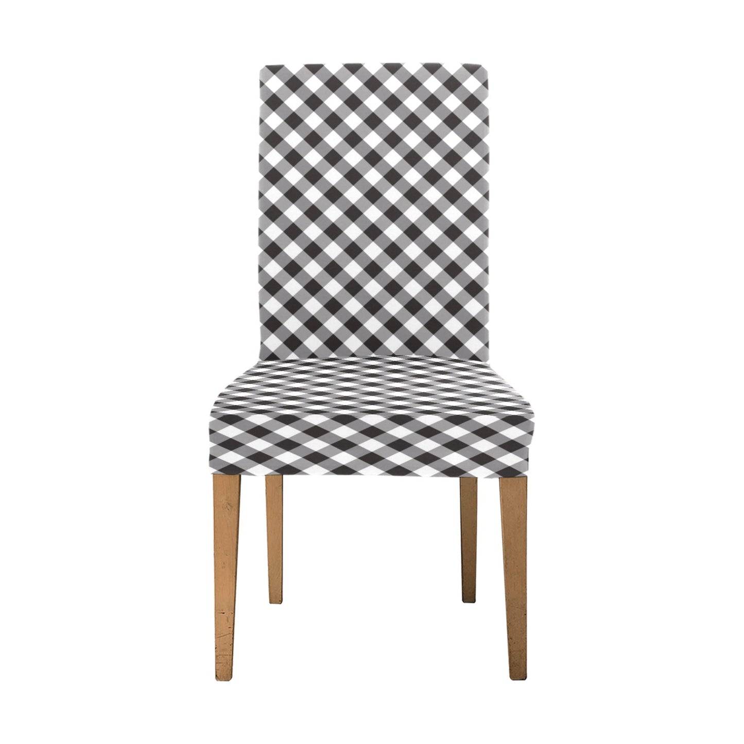 Gingham Print Design LKS402 Dining Chair Slipcover